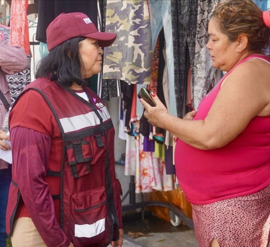 Mildred Avila por el Distrito 4 abanderada por Morena