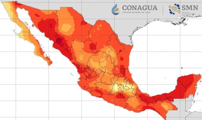 Intensas temperaturas en 23 estados del país por segunda ola de calor