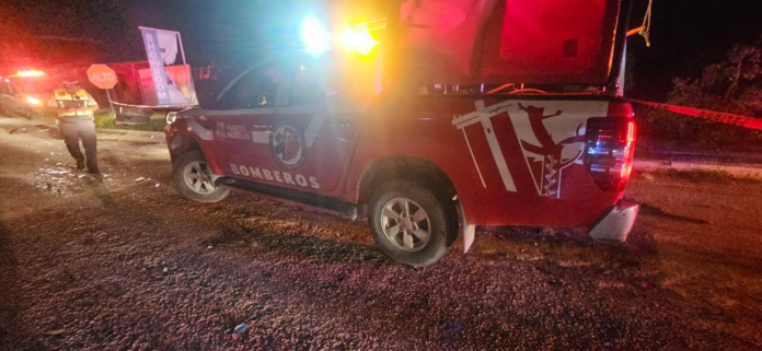 accidente en carretera cancun-pto morelos