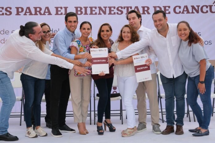 Mara Lezama logra dar certidumbre de su hogar a 740 familias en Cancún