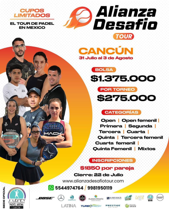 Todo listo para la segunda edición del torneo de pádel 