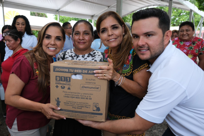 Supervisa Mara Lezama entrega de apoyos 