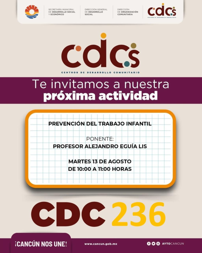 Actividades con servicios gratuitos para los Cancunenses