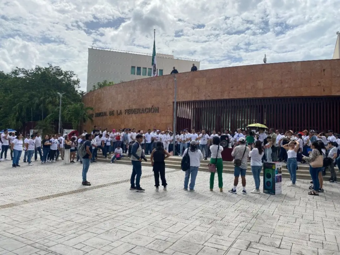 Trabajadores del Poder Judicial en Cancún y Chetumal se suman a paro nacional