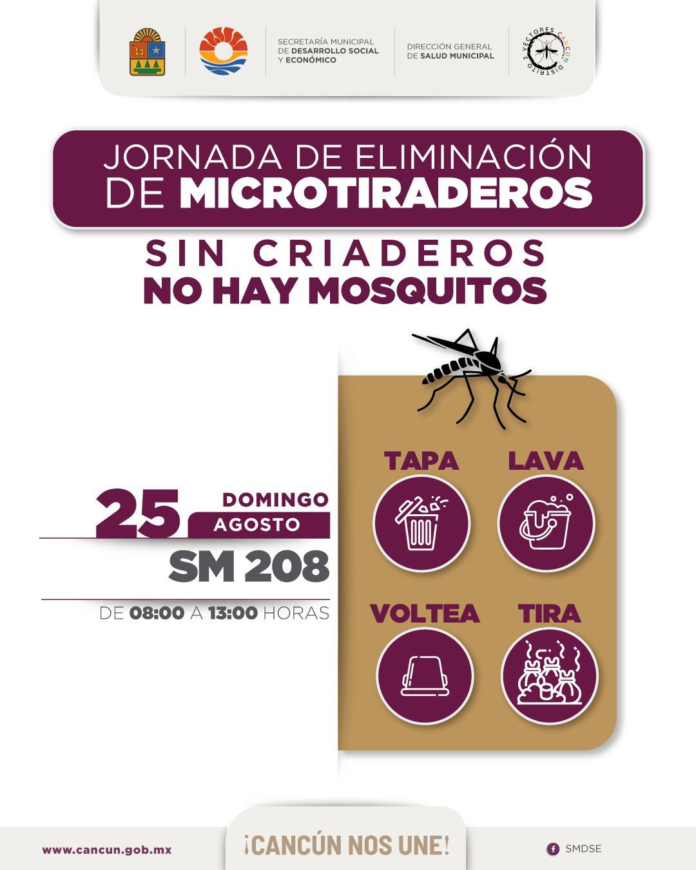 Invita gobierno de Benito Juárez a participar en la eliminación de microtiraderos