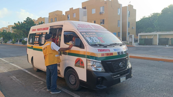 Transportistas mantendrán precio del pasaje en Cancún