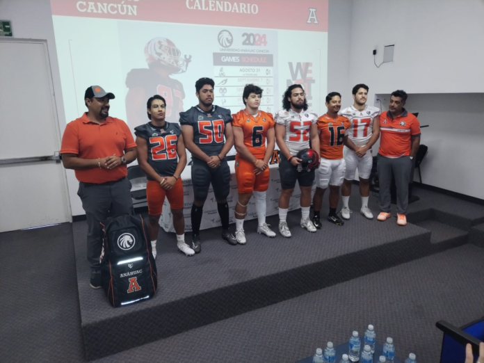 Presentación del Equipo Leones Anáhuac Cancún FBA para la Temporada 2024 de ONEFA
