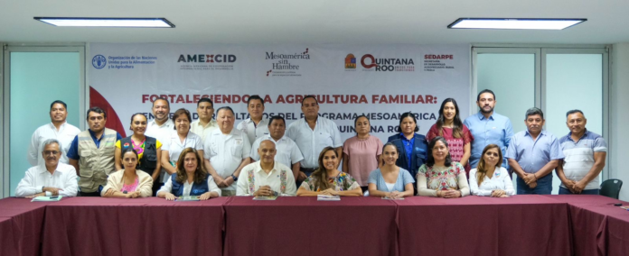 Refrendan compromiso contra el hambre en Quintana Roo ante el Programa “Mesoamérica sin Hambre AMEXCID-FAO”