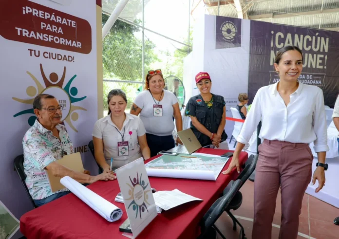 Reconoce Ana Paty Peralta participación de Cancunenses en desarrollo de propuestas en presupuesto participativo