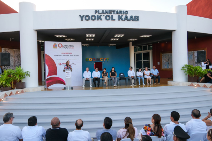 Inaugura el renovado Planetario ‘Yook’ Ol Kaab’ en Chetumal